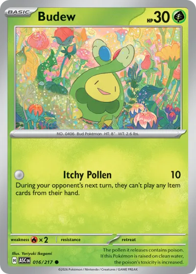 16 Budew Ascended Heroes 2026