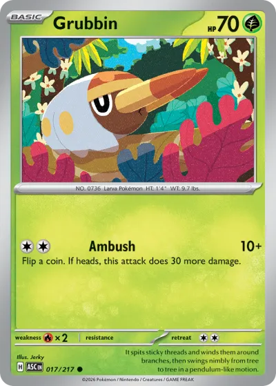17 Grubbin Ascended Heroes 2026