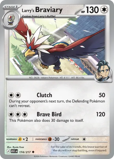 174 Larry's Braviary Ascended Heroes 2026 174 Larry's Braviary Ascended Heroes 2026