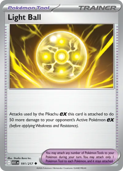 191 Light Ball Ascended Heroes 2026 191 Light Ball Ascended Heroes 2026