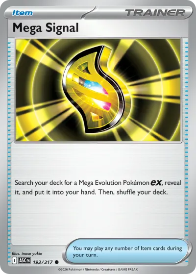193 Mega Signal Ascended Heroes 2026 193 Mega Signal Ascended Heroes 2026