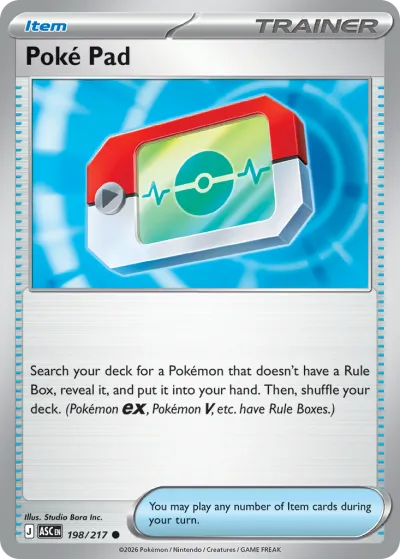 198 Poké Pad Ascended Heroes 2026 198 Poké Pad Ascended Heroes 2026