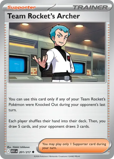 201 Team Rocket's Archer Ascended Heroes 2026 201 Team Rocket's Archer Ascended Heroes 2026
