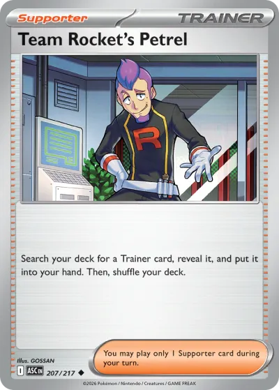 207 Team Rocket's Petrel Ascended Heroes 2026 207 Team Rocket's Petrel Ascended Heroes 2026