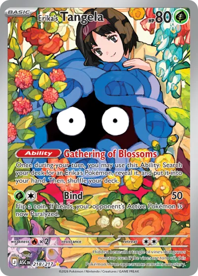 218 Erika's Tangela Ascended Heroes 2026 218 Erika's Tangela Ascended Heroes 2026