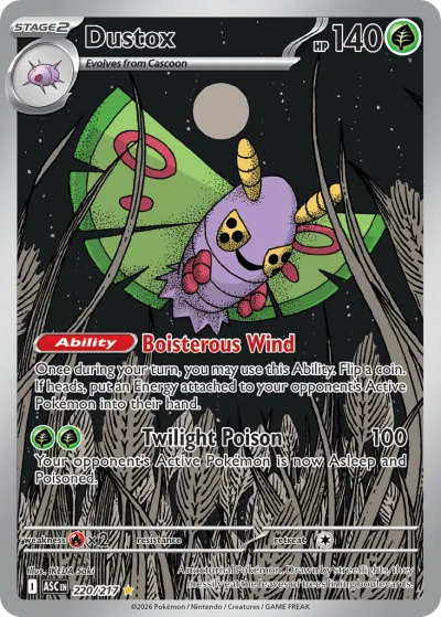 220 Dustox Ascended Heroes 2026 220 Dustox Ascended Heroes 2026