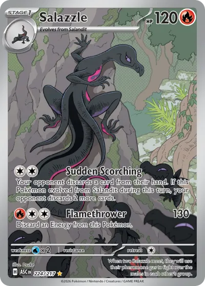 224 Salazzle Ascended Heroes 2026 224 Salazzle Ascended Heroes 2026