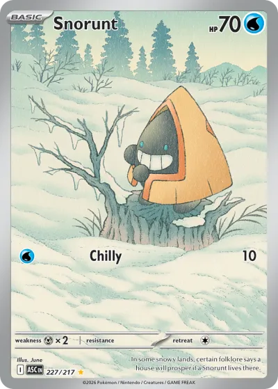 227 Snorunt Ascended Heroes 2026 227 Snorunt Ascended Heroes 2026