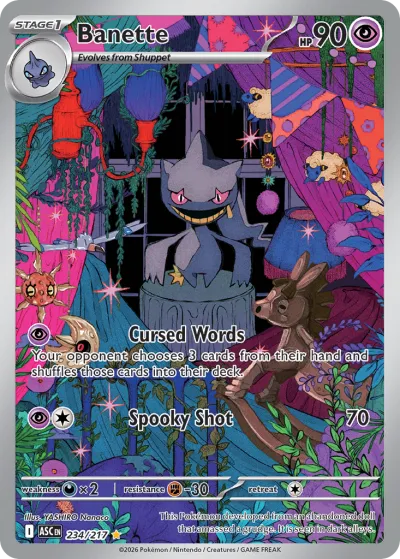 234 Banette Ascended Heroes 2026 234 Banette Ascended Heroes 2026