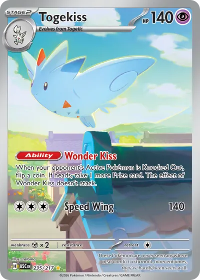 235 Togekiss Ascended Heroes 2026 235 Togekiss Ascended Heroes 2026