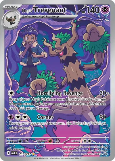 237 Hop's Trevenant Ascended Heroes 2026 237 Hop's Trevenant Ascended Heroes 2026