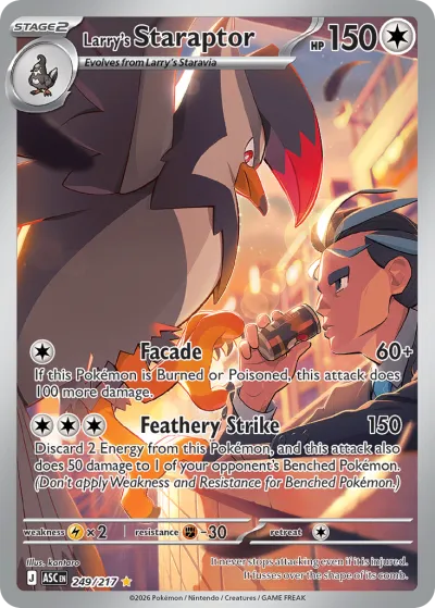 249 Larry's Staraptor Ascended Heroes 2026 249 Larry's Staraptor Ascended Heroes 2026
