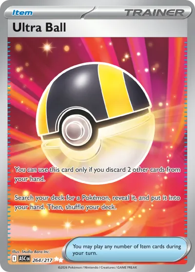 264 Ultra Ball Ascended Heroes 2026 264 Ultra Ball Ascended Heroes 2026
