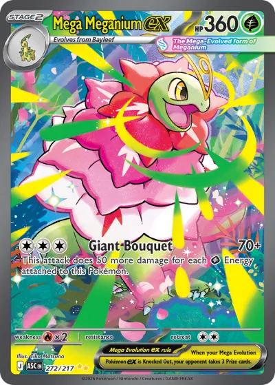 272 Mega Meganium ex Ascended Heroes 2026 272 Mega Meganium ex Ascended Heroes 2026