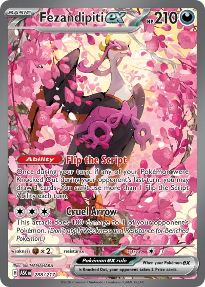 288 Fezandipiti ex Ascended Heroes 2026 288 Fezandipiti ex Ascended Heroes 2026