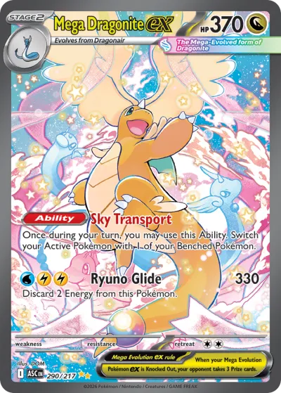 290 Mega Dragonite ex Ascended Heroes 2026 290 Mega Dragonite ex Ascended Heroes 2026