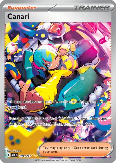 291 Canari Ascended Heroes 2026 291 Canari Ascended Heroes 2026