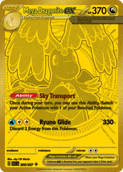 295 Mega Dragonite ex Ascended Heroes 2026 295 Mega Dragonite ex Ascended Heroes 2026