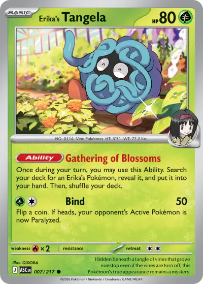 7 Erika's Tangela Ascended Heroes 2026