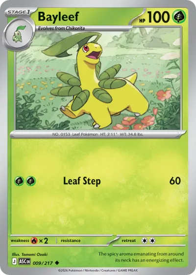9 Bayleef Ascended Heroes 2026