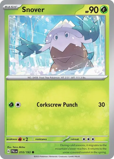 10 Snover Paldea Evolved 2023