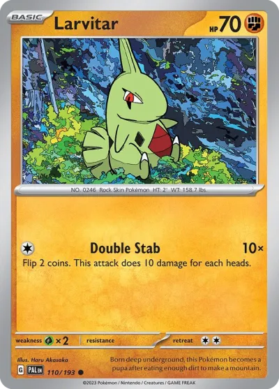110 Larvitar Paldea Evolved 2023 110 Larvitar Paldea Evolved 2023