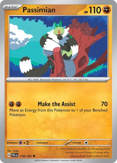 118 Passimian Paldea Evolved 2023 118 Passimian Paldea Evolved 2023