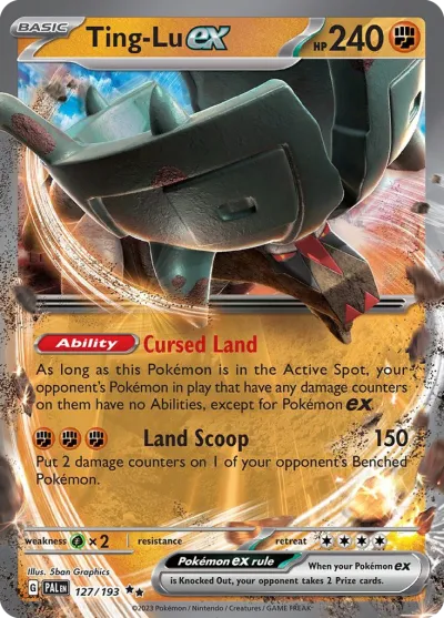 127 Ting-Lu ex Paldea Evolved 2023 127 Ting-Lu ex Paldea Evolved 2023