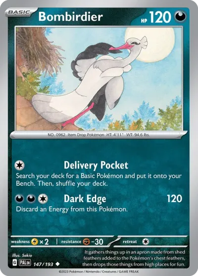 147 Bombirdier Paldea Evolved 2023 147 Bombirdier Paldea Evolved 2023