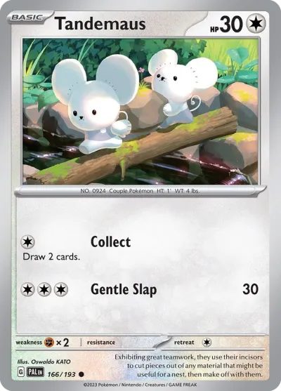 166 Tandemaus Paldea Evolved 2023 166 Tandemaus Paldea Evolved 2023