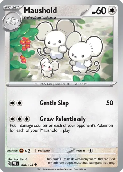 168 Maushold Paldea Evolved 2023 168 Maushold Paldea Evolved 2023