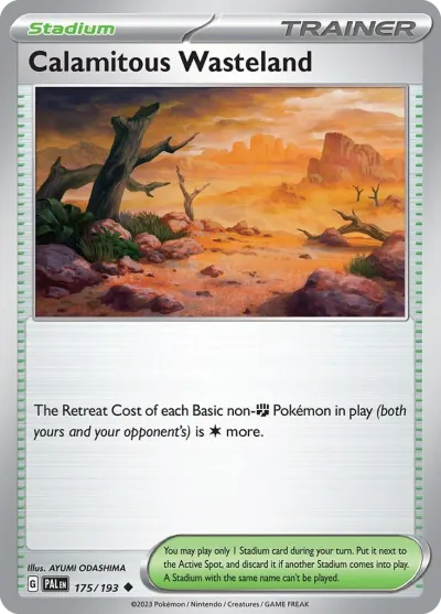 175 Calamitous Wasteland Paldea Evolved 2023 175 Calamitous Wasteland Paldea Evolved 2023