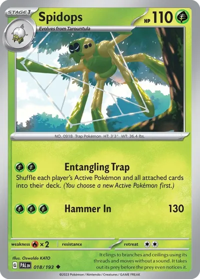 18 Spidops Paldea Evolved 2023