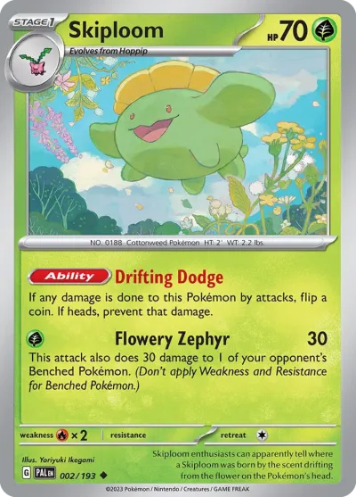 2 Skiploom Paldea Evolved 2023