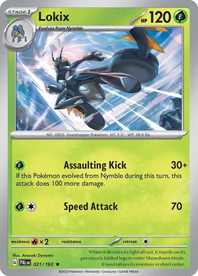 21 Lokix Paldea Evolved 2023