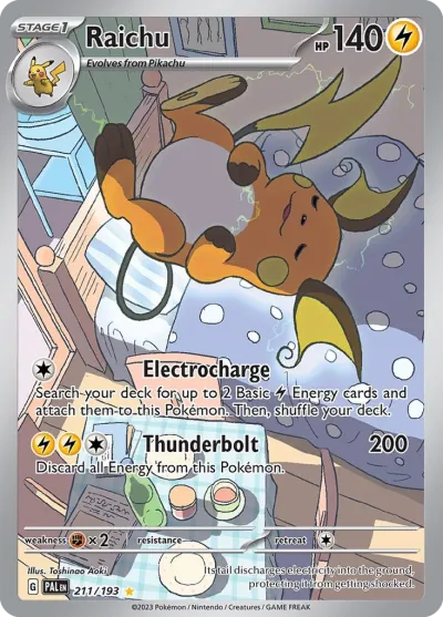 211 Raichu Paldea Evolved 2023 211 Raichu Paldea Evolved 2023