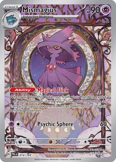 212 Mismagius Paldea Evolved 2023 212 Mismagius Paldea Evolved 2023