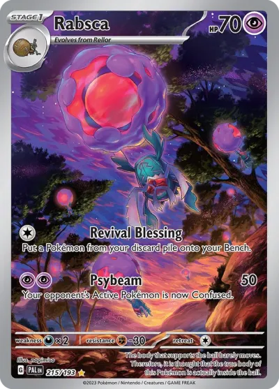 215 Rabsca Paldea Evolved 2023 215 Rabsca Paldea Evolved 2023