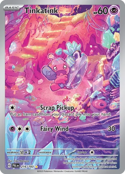 216 Tinkatink Paldea Evolved 2023 216 Tinkatink Paldea Evolved 2023