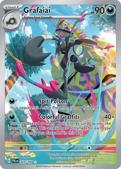 223 Grafaiai Paldea Evolved 2023 223 Grafaiai Paldea Evolved 2023