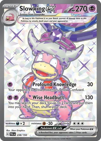 238 Slowking ex Paldea Evolved 2023 238 Slowking ex Paldea Evolved 2023