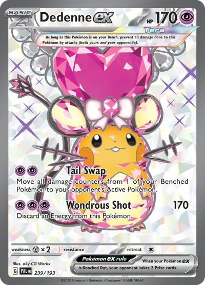 239 Dedenne ex Paldea Evolved 2023 239 Dedenne ex Paldea Evolved 2023