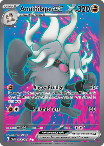 242 Annihilape ex Paldea Evolved 2023 242 Annihilape ex Paldea Evolved 2023