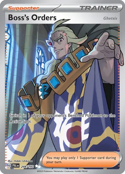 248 Boss's Orders (Ghetsis) Paldea Evolved 2023 248 Boss's Orders (Ghetsis) Paldea Evolved 2023