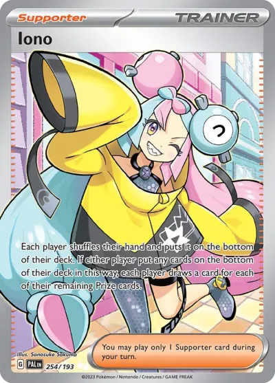 254 Iono Paldea Evolved 2023 254 Iono Paldea Evolved 2023