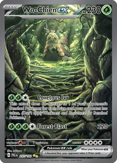 257 Wo-Chien ex Paldea Evolved 2023 257 Wo-Chien ex Paldea Evolved 2023