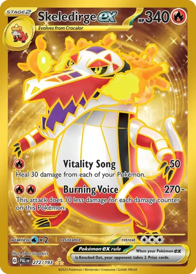 272 Skeledirge ex Paldea Evolved 2023 272 Skeledirge ex Paldea Evolved 2023