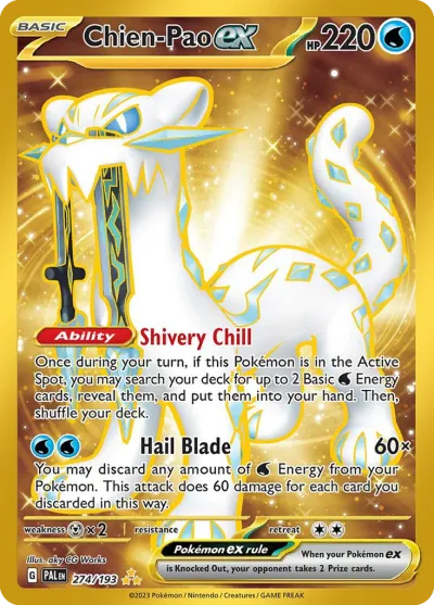 274 Chien-Pao ex Paldea Evolved 2023 274 Chien-Pao ex Paldea Evolved 2023