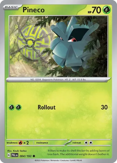 4 Pineco Paldea Evolved 2023