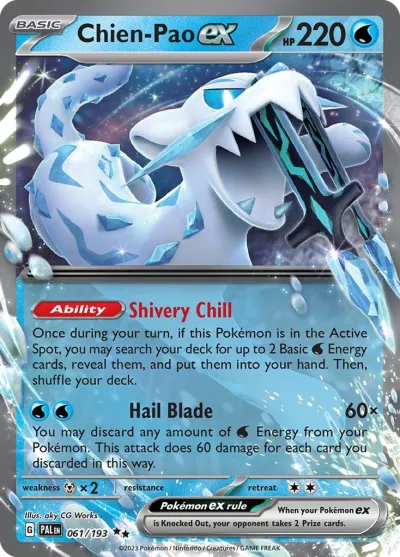 61 Chien-Pao ex Paldea Evolved 2023 61 Chien-Pao ex Paldea Evolved 2023